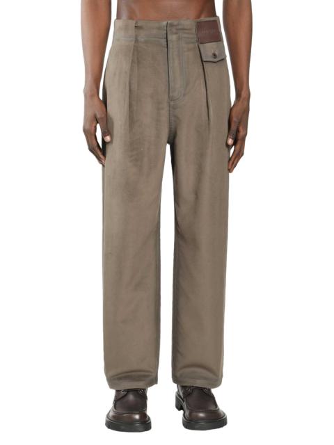 Loewe Trousers In Moleskin