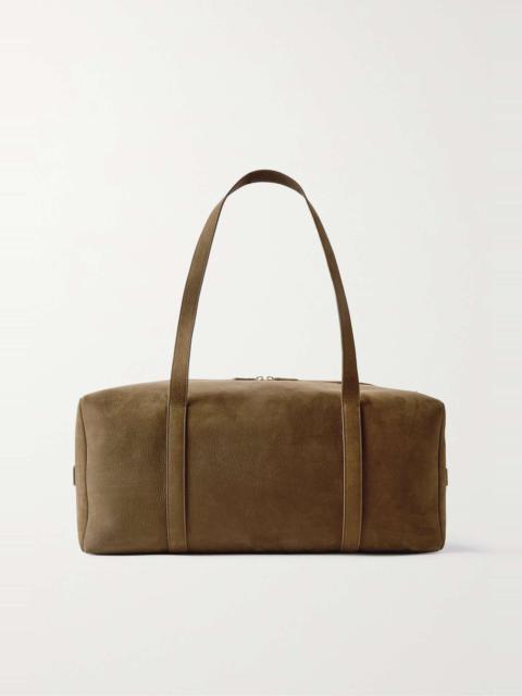 The Row Gio suede weekend bag
