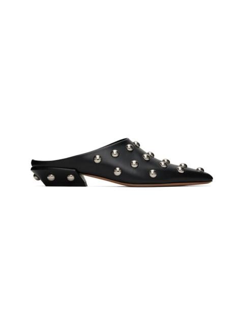 PARIS TEXAS Black Belle Sabot Loafers
