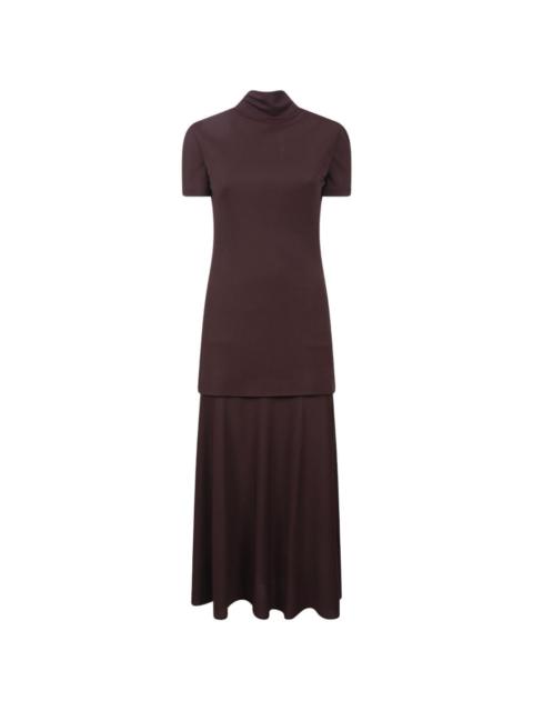 Jil Sander roll-neck maxi dress
