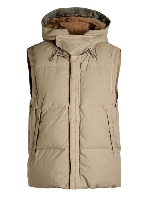 Ten C Boreal hooded padded gilet