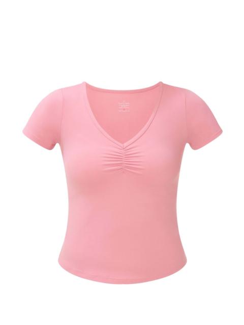 Sweaty Betty Ultimate ruched V-neck T-shirt