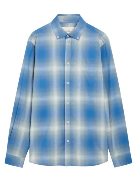 Les Deux Les Deux Kent Checked Cotton-poplin Shirt