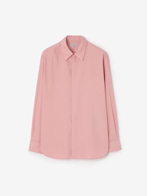 Burberry Relaxed Fit Silk Shirt