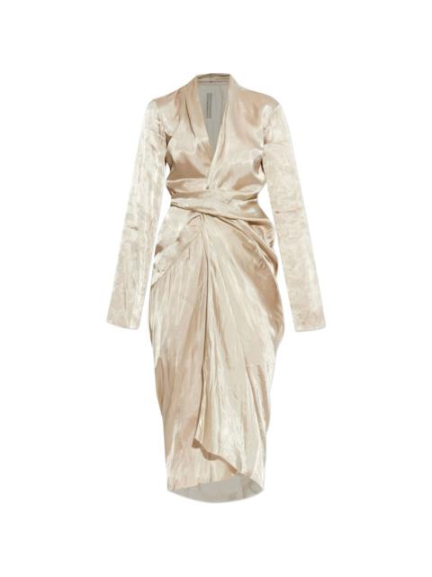 Rick Owens tie-waist dress