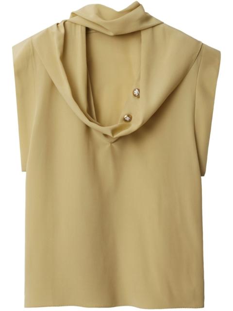 Burberry silk top