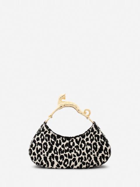 Lanvin HOBO CAT BOLIDE BAG IN PONY-EFFECT LEATHER