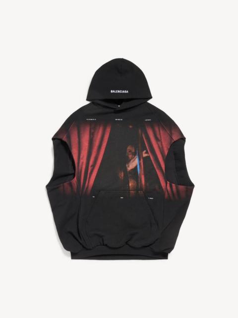 BALENCIAGA Women's You Want A Dance? Sleeveless Hoodie in Black