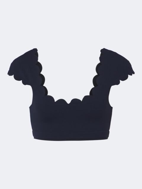 MARYSIA Mexico scalloped bikini top