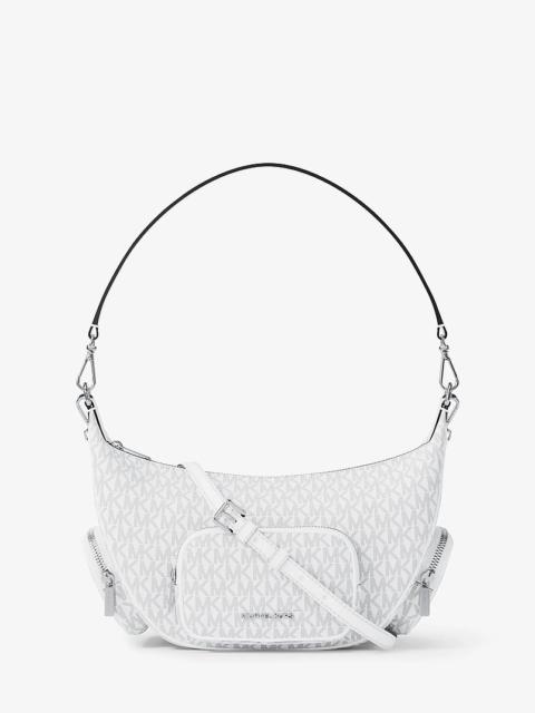 MICHAEL KORS Merritt Medium Signature Logo Convertible Shoulder Bag