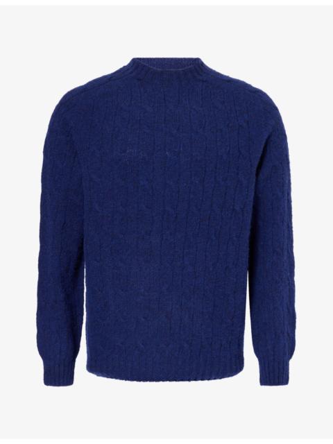 Barbour Scottish Cable-Knit Wool Jumper