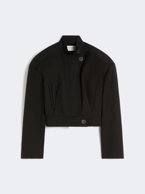 Sportmax Oversized cotton bomber jacket - BLACK