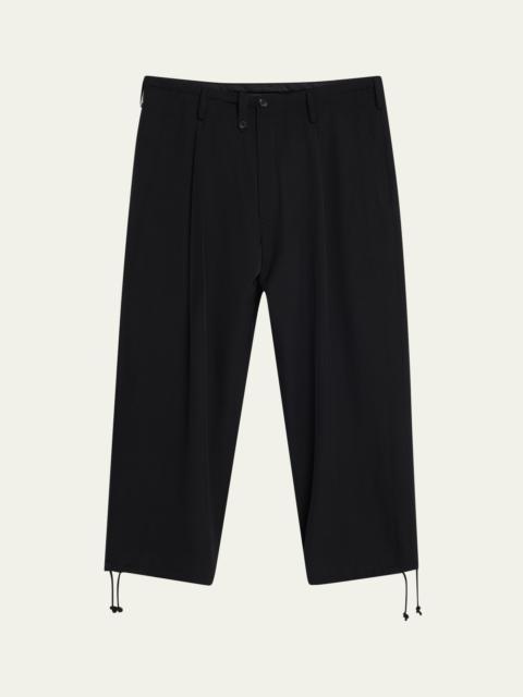 Yohji Yamamoto Men's Pleated Gabardine Pants