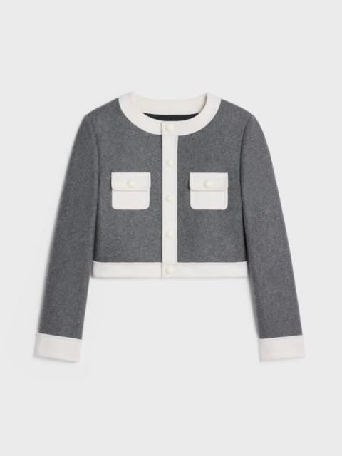 CELINE Brompton jacket in wool cloth