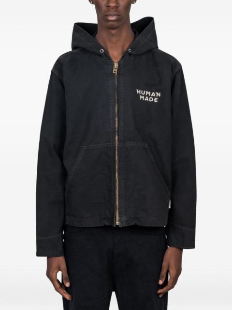 Human Made hooded zip-up jacket