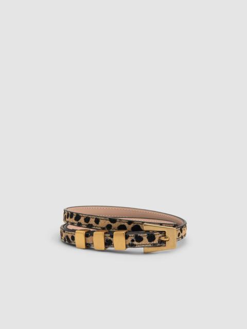 BY FAR Vic Pony Hair Belt