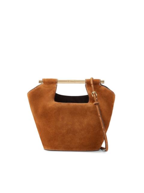 mini Mar suede tote bag