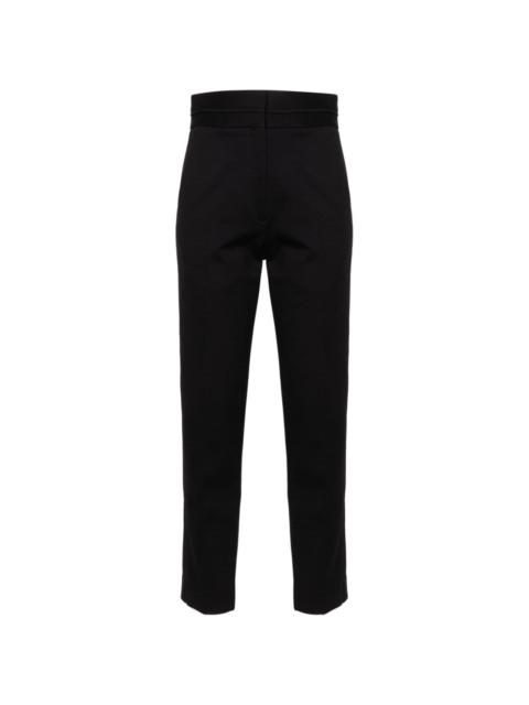 high-waist tailored trousers