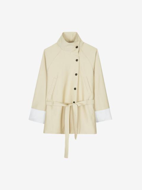 The Frankie Shop Alberta Short Trench - Beige