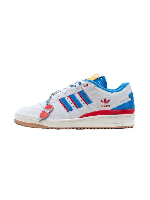 adidas FORUM LO CL "White/Blue" JR6383