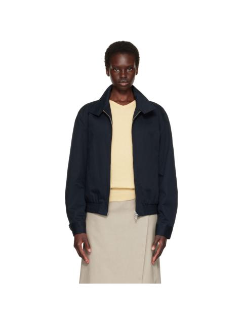 Tonywack Navy High Density Cotton Harrington Jacket