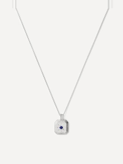 MISSOMA Sterling Silver September Birthstone Pendant Necklace