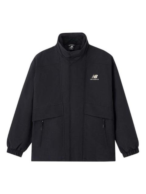 New Balance Logo Print Sport Jacket 'Black' AMJ31305-BK