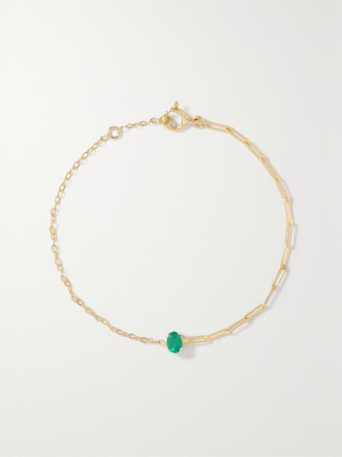 Yvonne Léon 18-karat Gold Emerald Bracelet