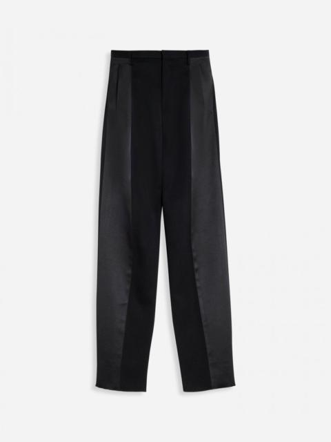 Lanvin TWO PLEATED PANTS WITH CONTRASTING PANELS