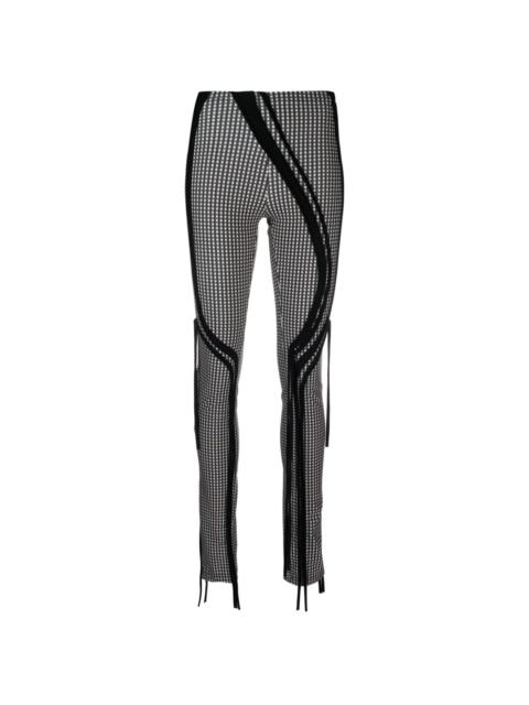 OTTOLINGER check-print skinny trousers