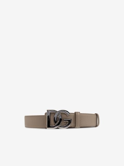 Dolce & Gabbana DG-logo leather belt
