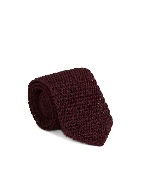 TOM FORD knitted silk tie
