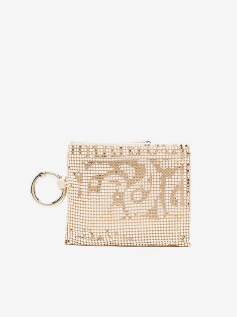 BENEDETTA BRUZZICHES bandana-print chainmail wallet