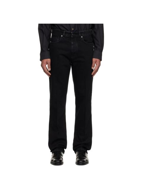 Givenchy Black Straight Leg Jeans