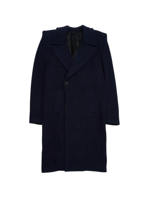 BALENCIAGA Padded Peacoat "Navy Blue Black" BM61 571136 TEU02 4063