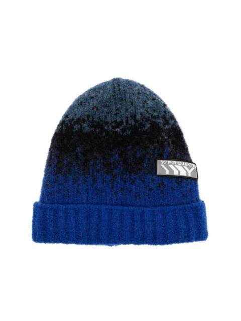 Y/Project gradient-effect knit beanie