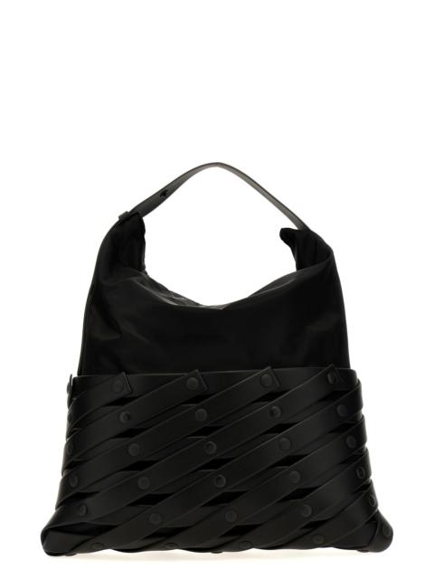'Spiral Grid 38' shoulder bag