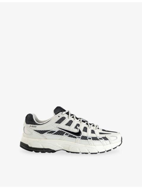 Nike P-6000 Leather And Mesh Trainers