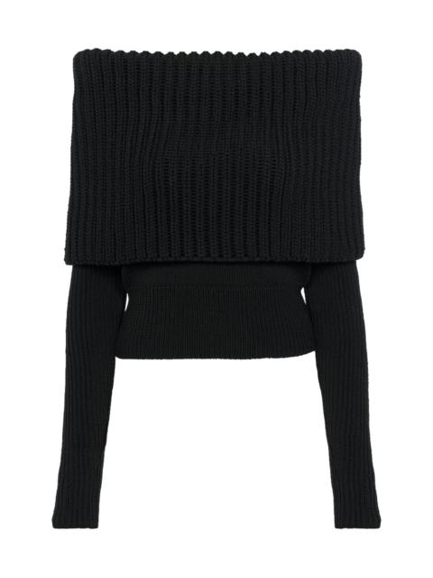 Alaïa SWEATER WITH BARE SHOULDERS