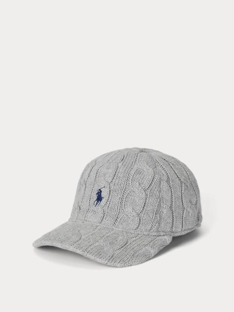 Polo Ralph Lauren Cable-Knit Cotton Ball Cap