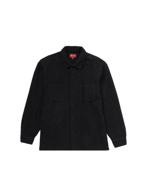 Supreme Supreme Brushed Flannel Twill Shirt Black