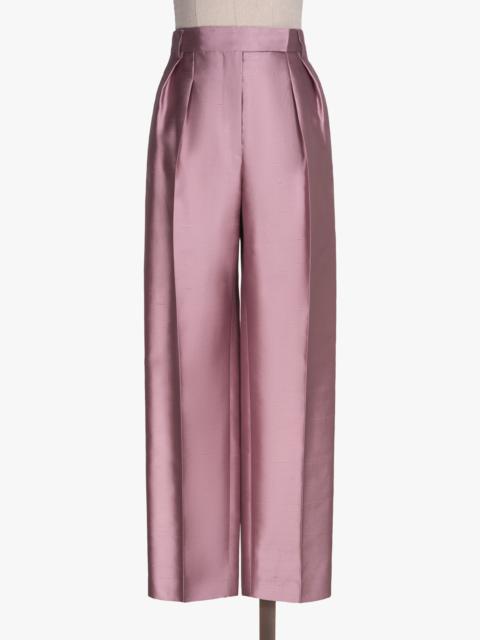 Max Mara ADIGE Shantung silk and cotton trousers