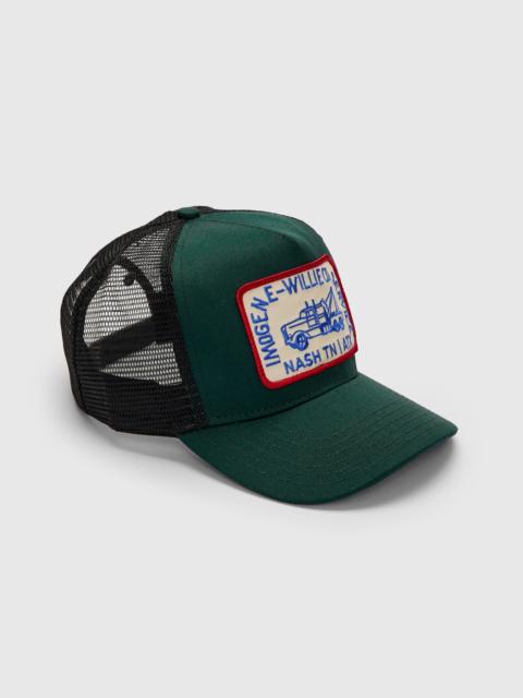 imogene + willie Tow Service Trucker Cap in Green