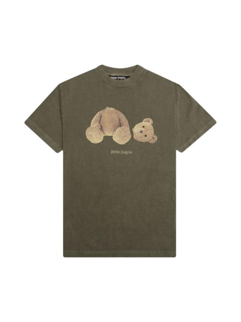 Tシャツ・カットソー Palm Angels PMAB040S23JER001 PA BEAR RIPPED T-shirt PA BEAR DEVIL T-SHIRT S/S in BLACK BROWN | Palm Angels®