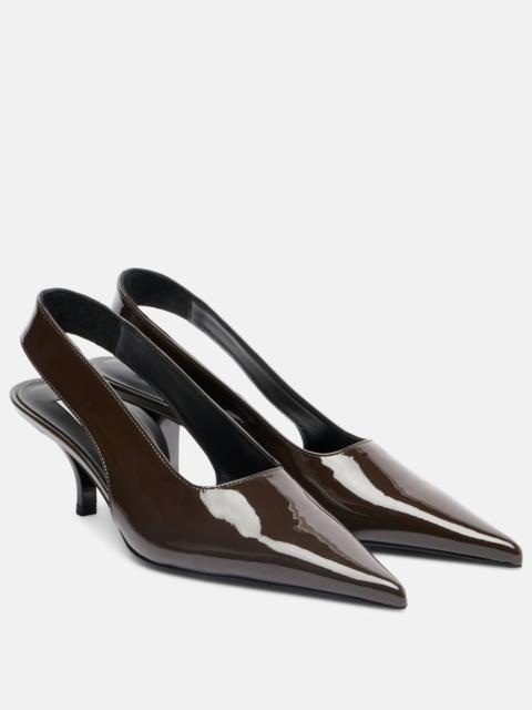 TOTEME Patent leather slingback pumps