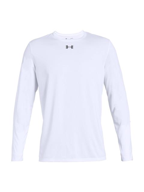 Under Armour Locker Tee 2.0 Long Sleeve Shirt "White / Graphite" 1305776 100