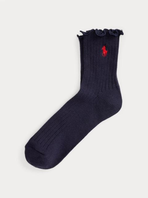 Polo Ralph Lauren Ruffled-Cuff Ankle Socks