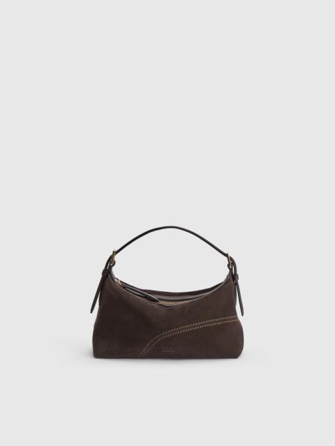 ATP ATELIER Vadena Walnut Suede/Leather Pouch