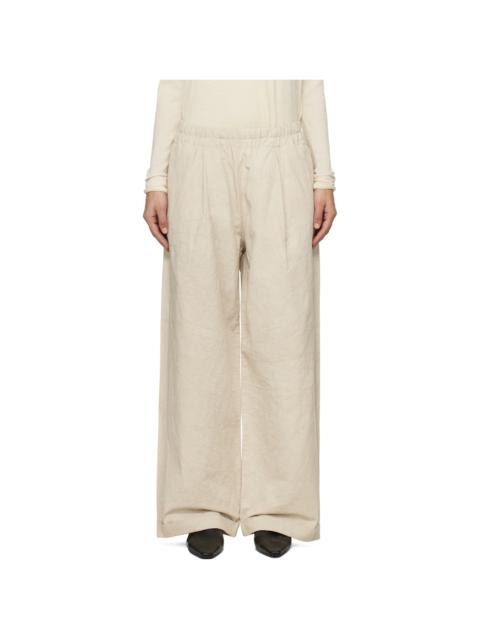 LAUREN MANOOGIAN Beige Tall Trousers