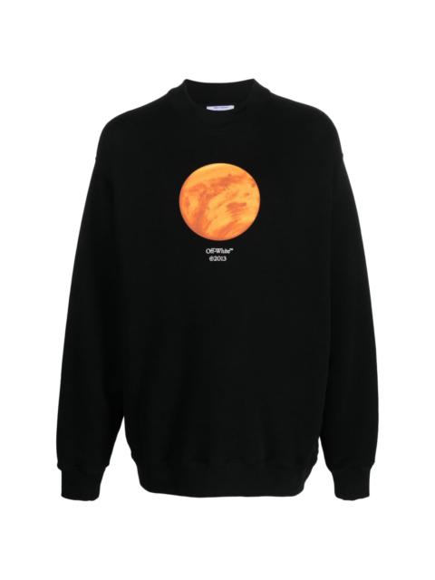 Venus-print cotton sweatshirt